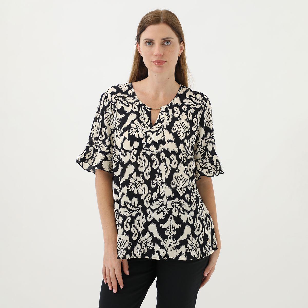 STEFANO COCCI - Blusa Manga Corta Casual Mujer Stefano Cocci