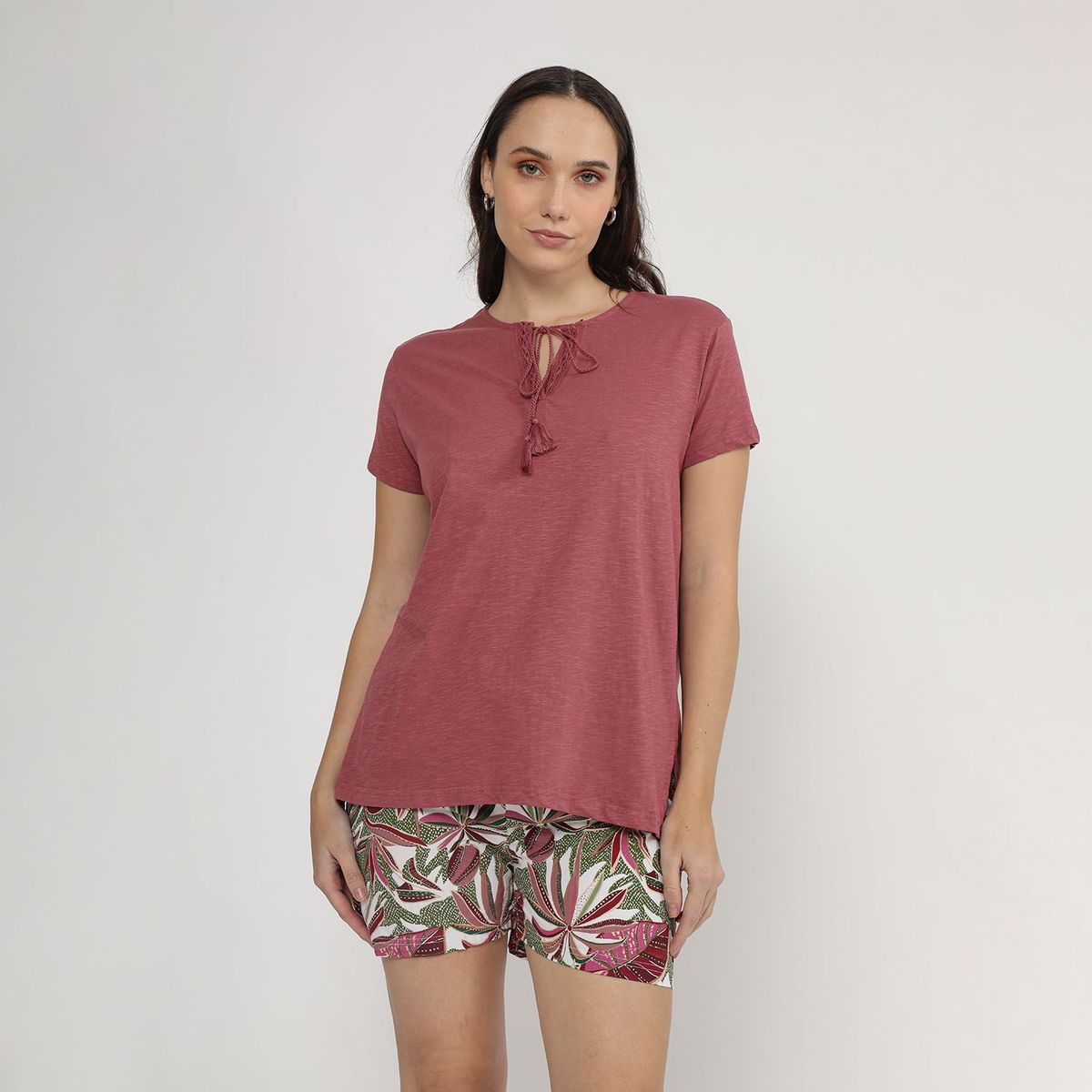 BLU - Pijama Algodón Mujer Blu