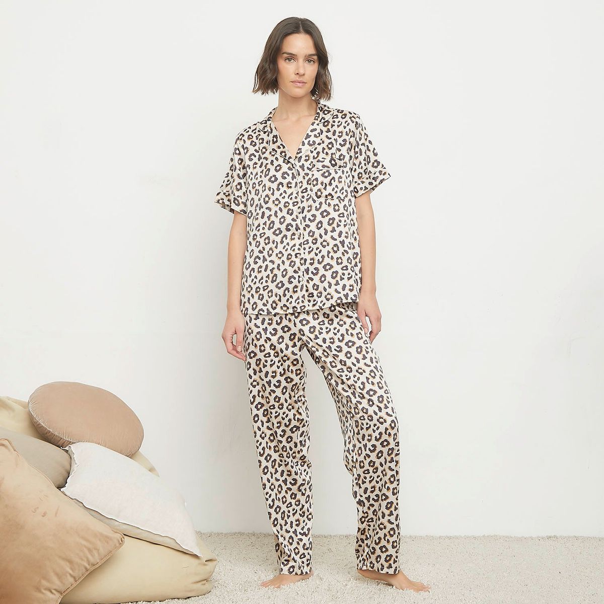 BLU - Pijama Satin Blu