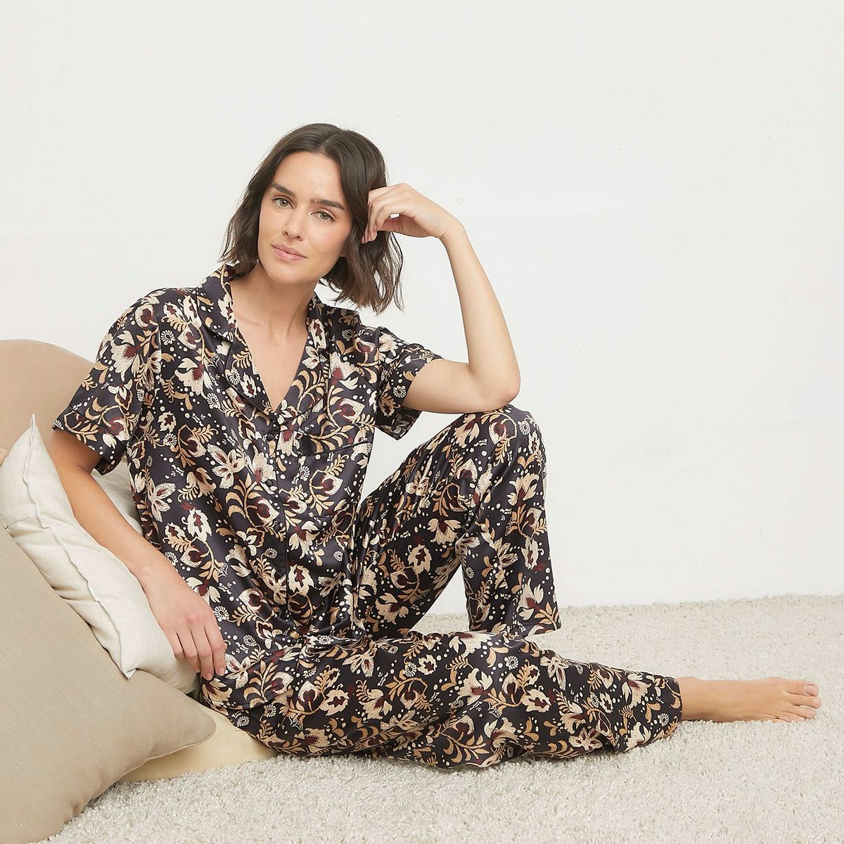 BLU - Pijama Satin Blu