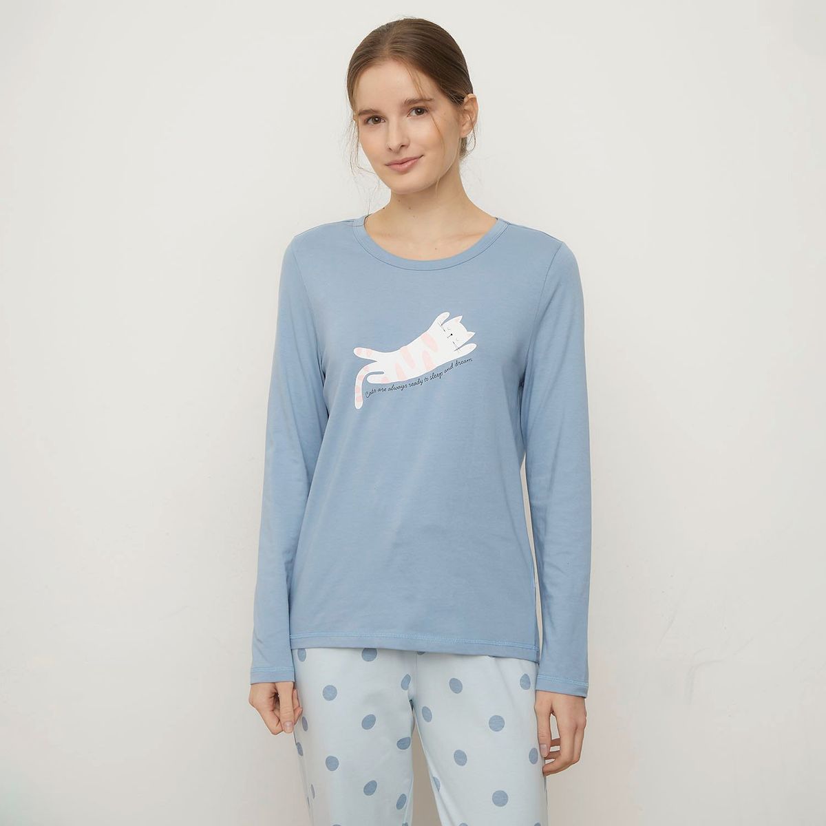 SYBILLA - Polo Pijama Manga Larga