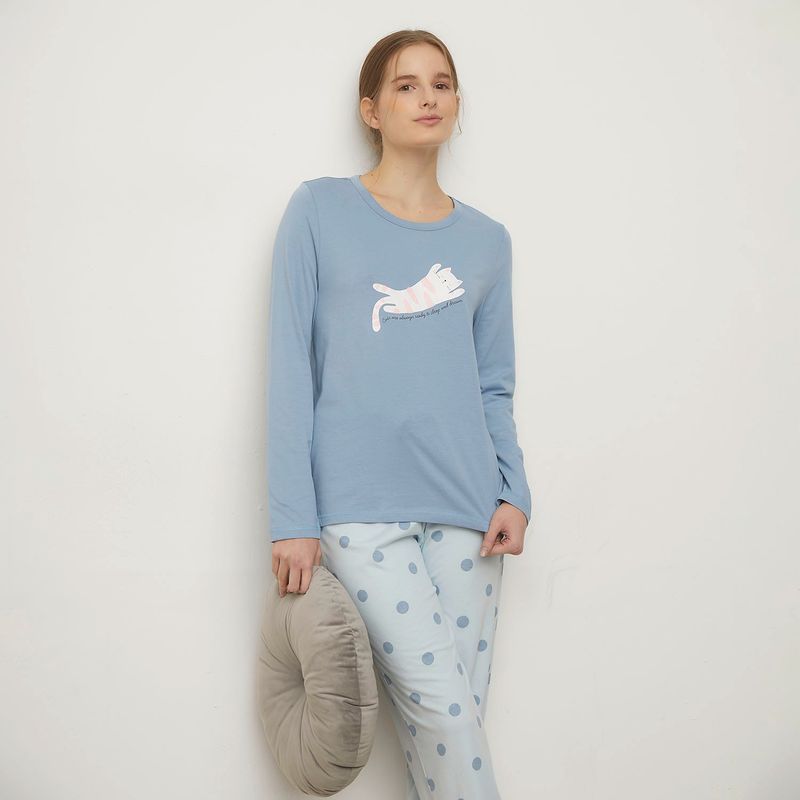 SYBILLA - Polo Pijama Manga Larga