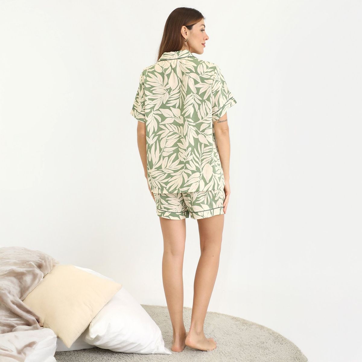 BLU - Pijama Algodón Mujer Blu