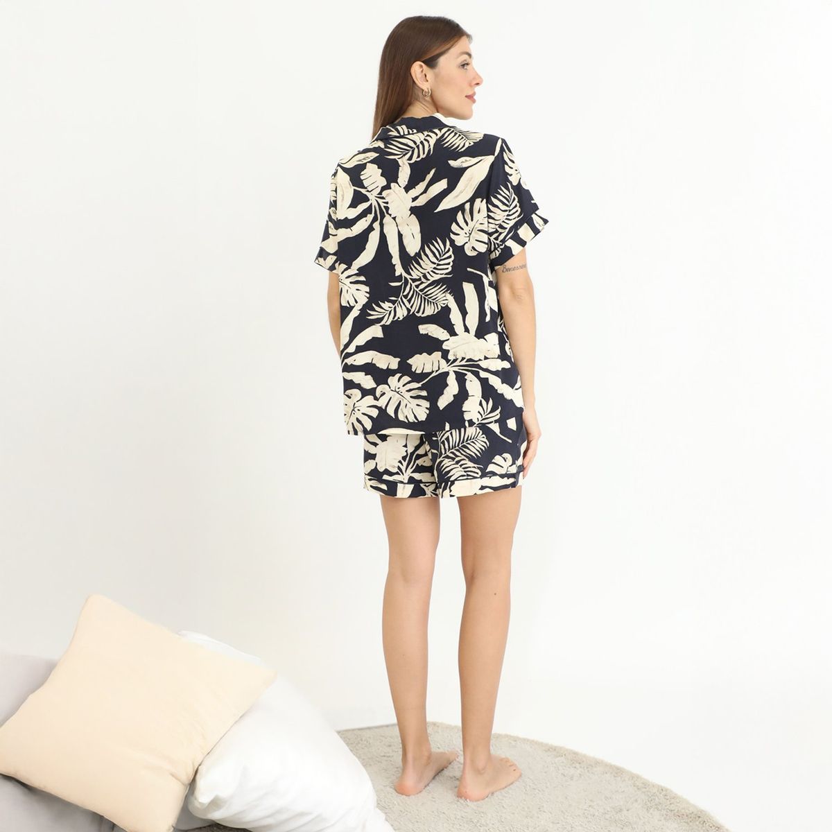 BLU - Pijama Algodón Mujer Blu