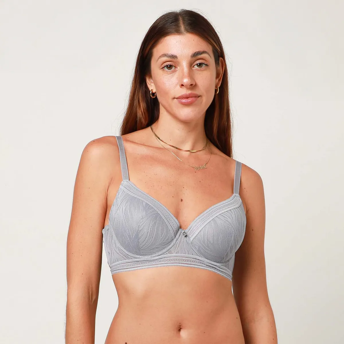 BLU - Sosten Fashion Encaje Blu