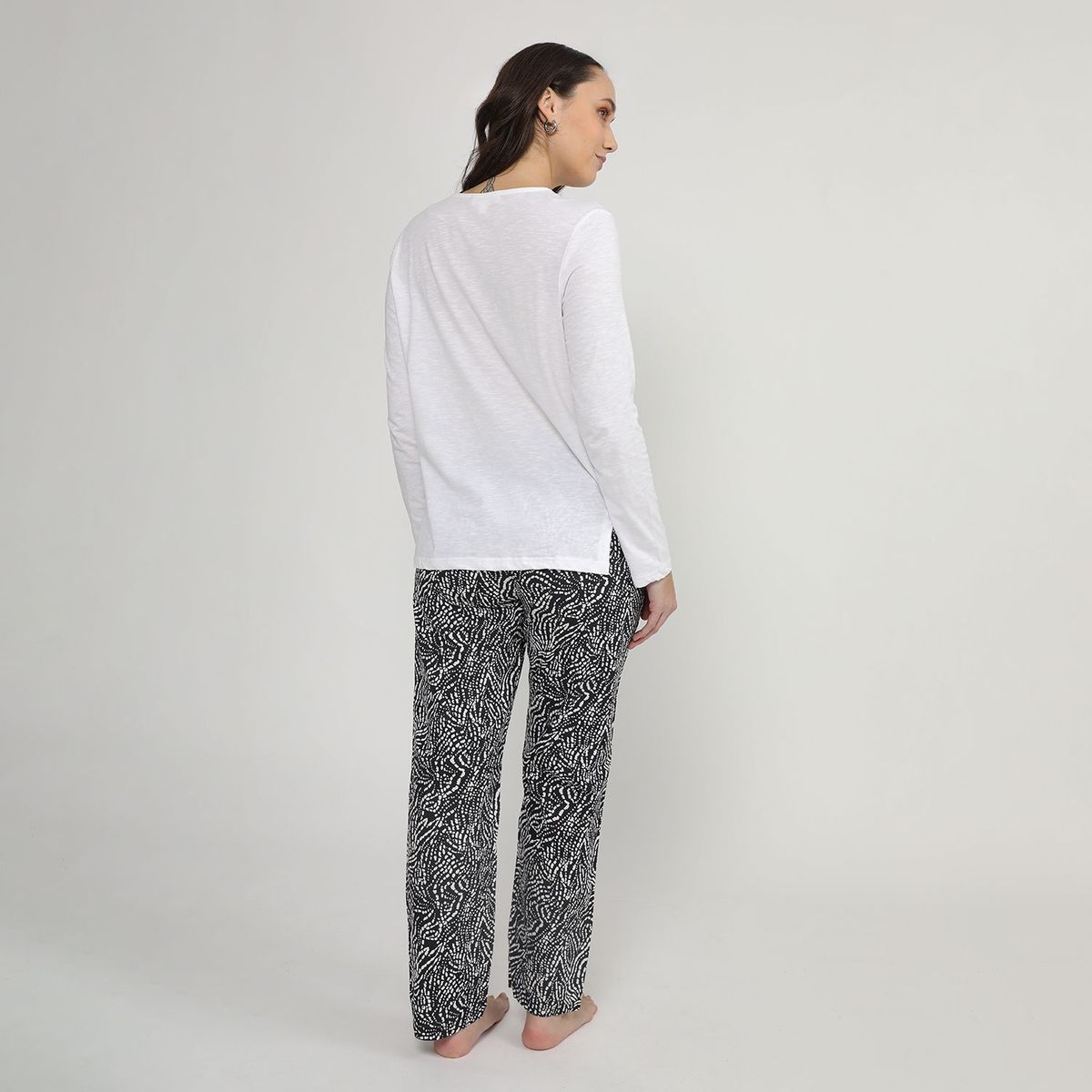 BLU - Pijama Algodón Mujer Blu