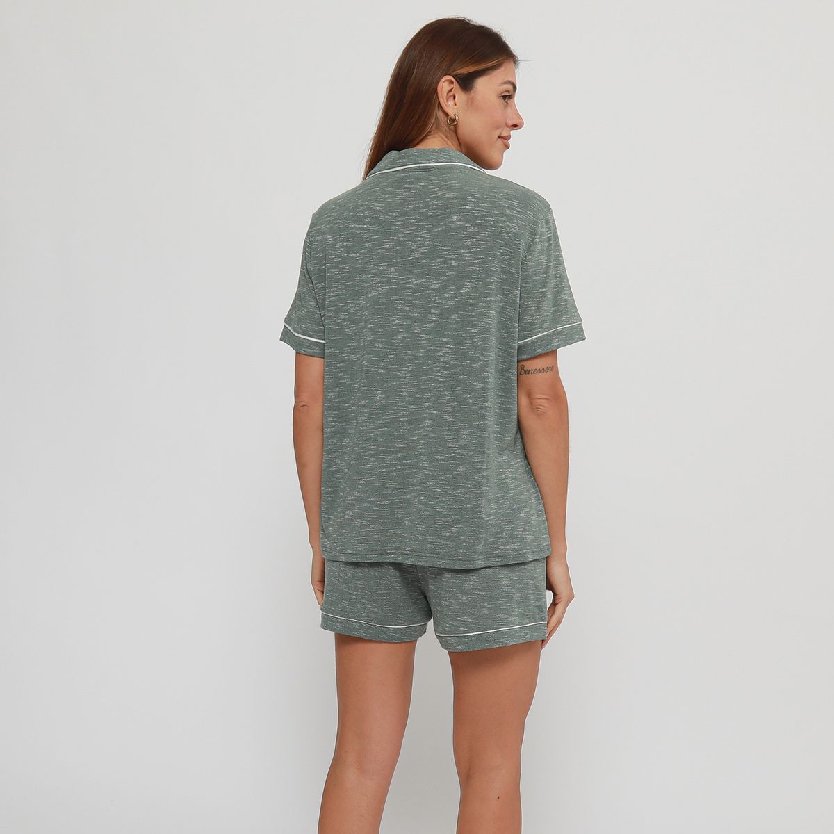 BLU - Pijama Algodón Mujer Blu