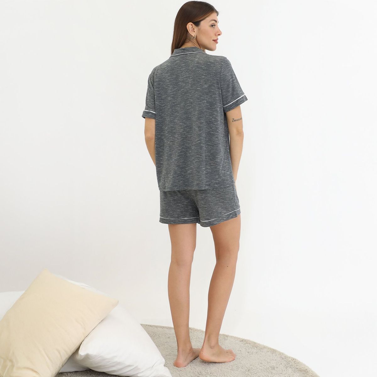 BLU - Pijama Algodón Mujer Blu