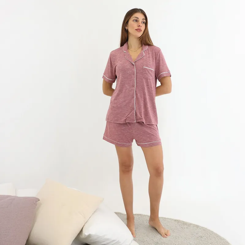 BLU - Pijama Algodón Mujer Blu