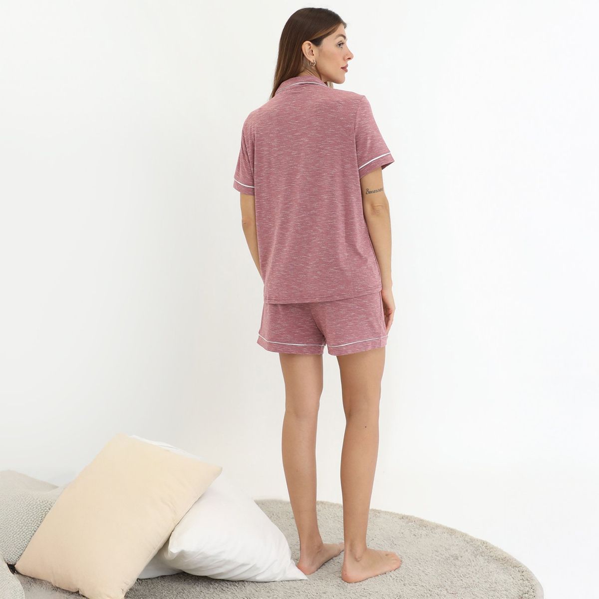 BLU - Pijama Algodón Mujer Blu