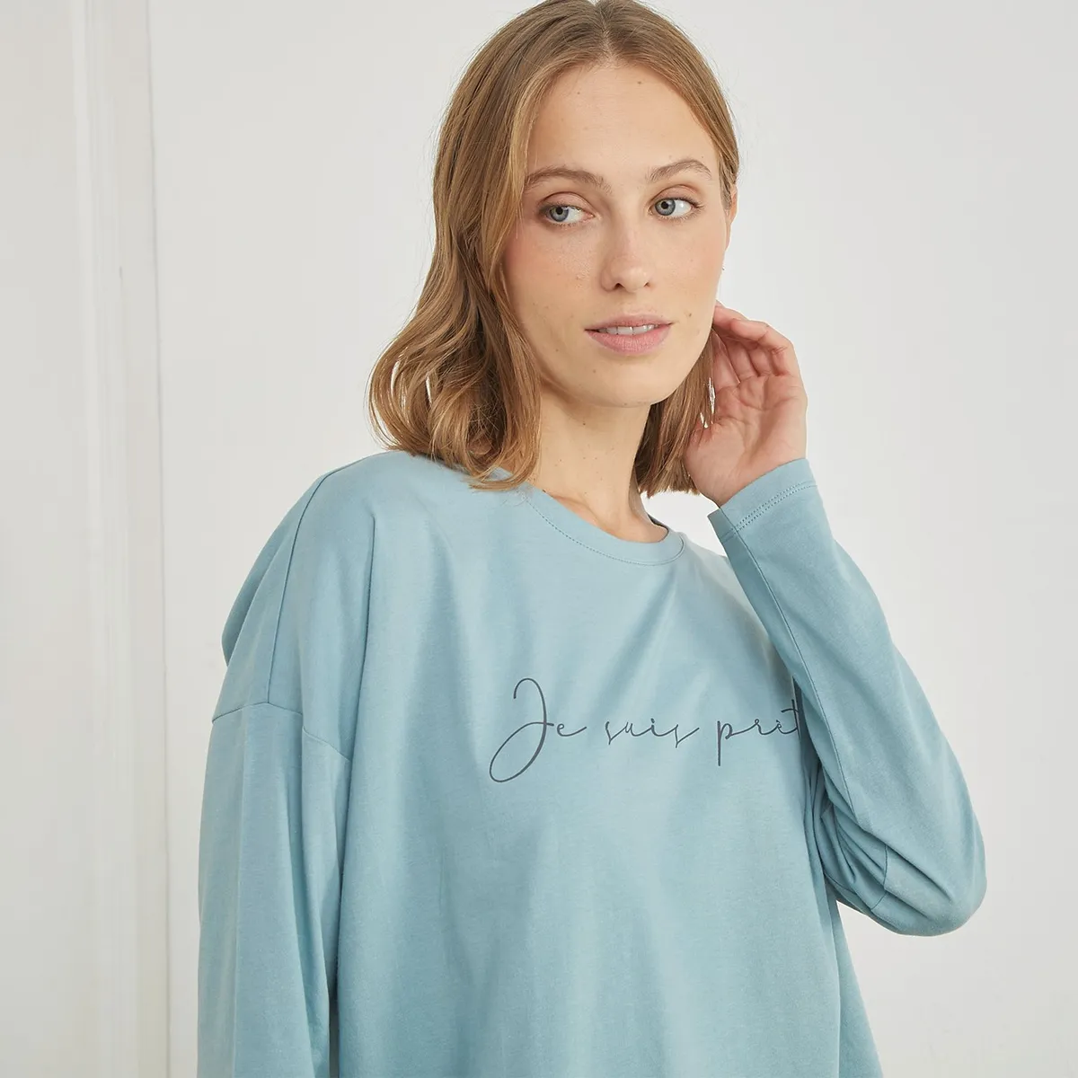 BLU - Polo Manga Larga Blu