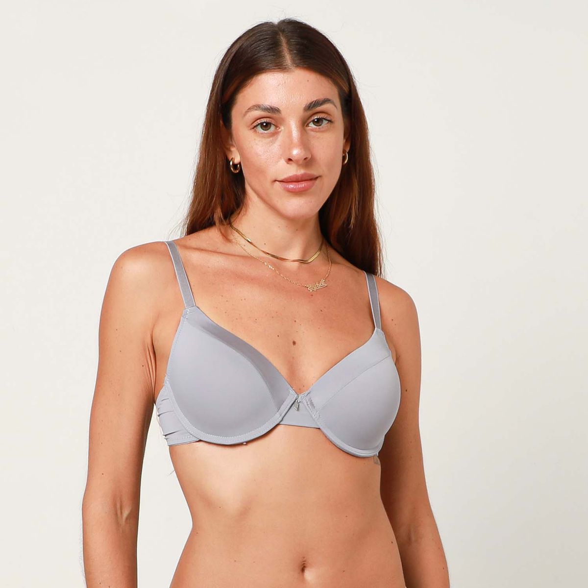 BLU - Sosten Fashion Satin Blu
