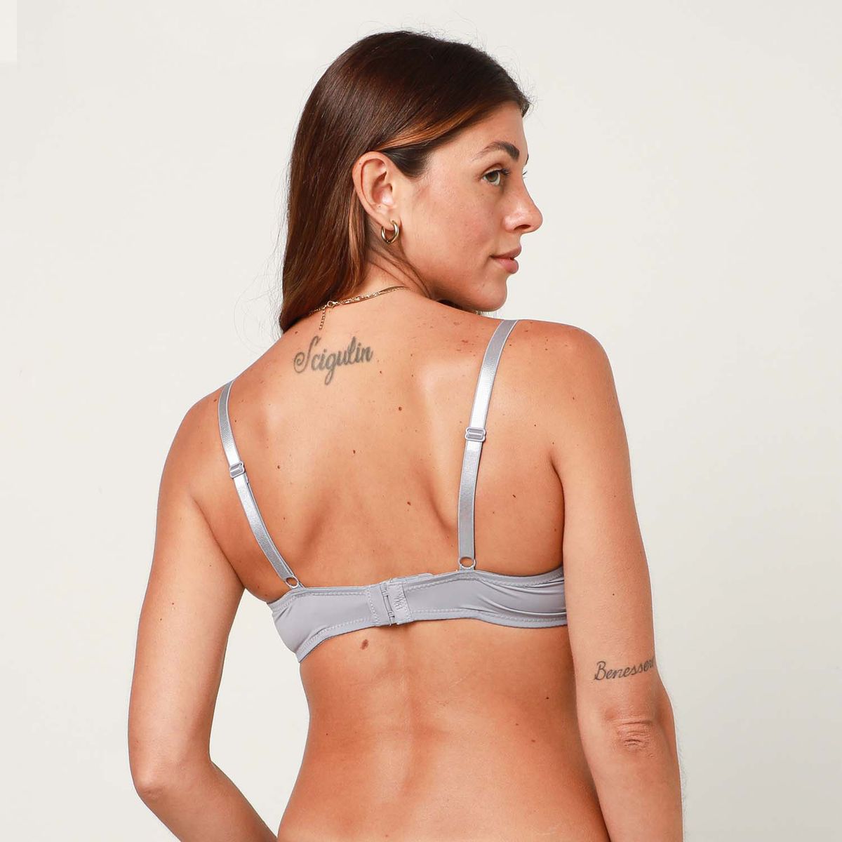 BLU - Sosten Fashion Satin Blu