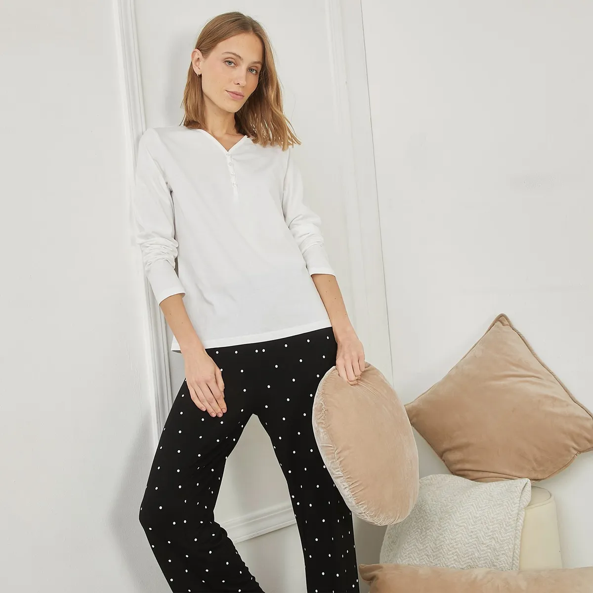 BLU - Polo Pijama Manga Larga