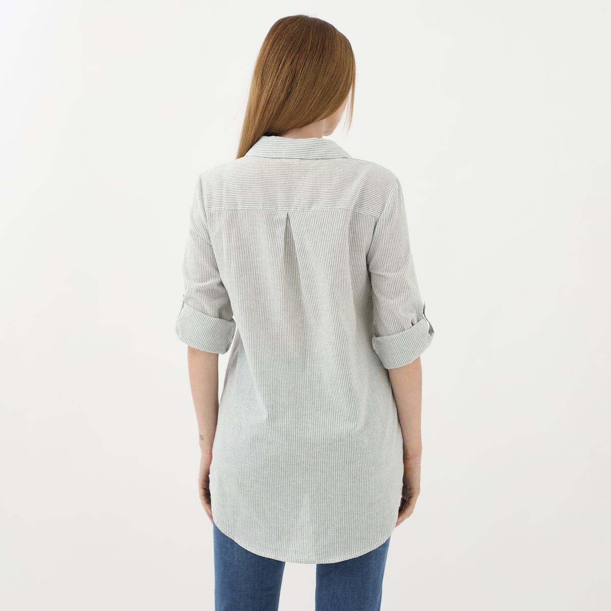 NEWPORT - Blusa Manga Larga Algodón Mujer Newport