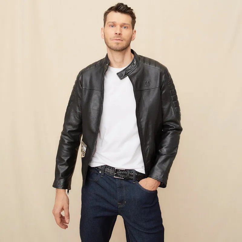 LA MARTINA - Casaca Cuero Hombre La Martina