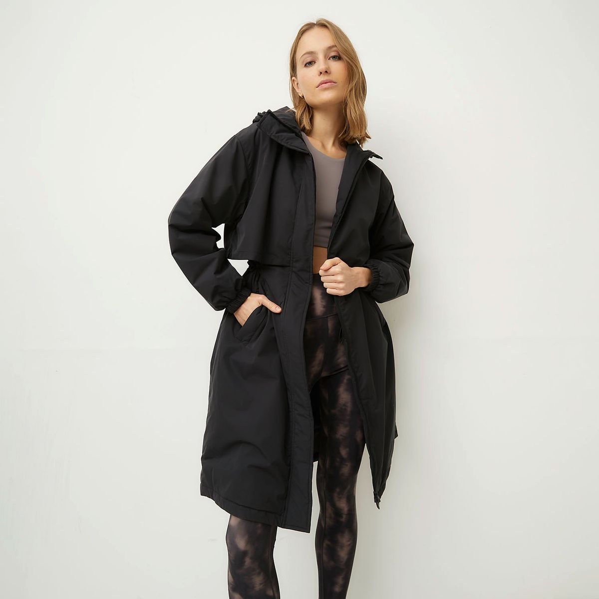 DIADORA - Abrigo Largo Athleisure Deportivo Diadora Mujer