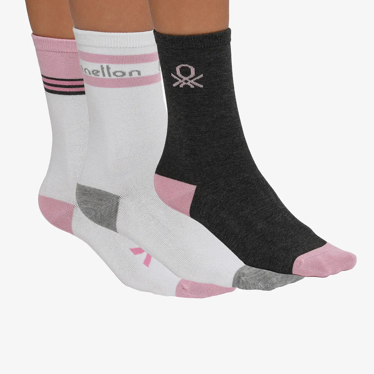 BENETTON - Pack X3 Medias Largas