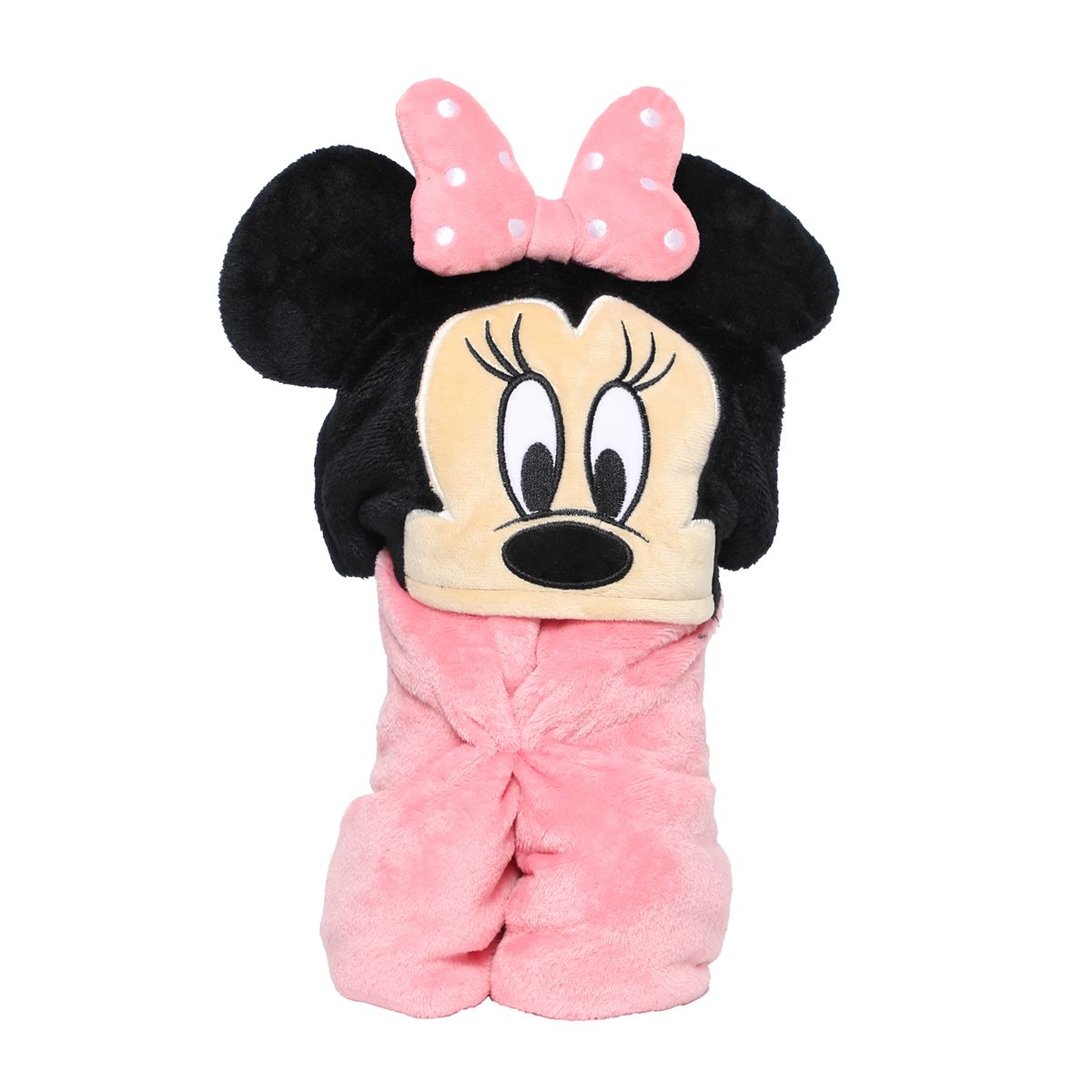 DISNEY - Manta Flannel Con Capucha Minnie75x150cm