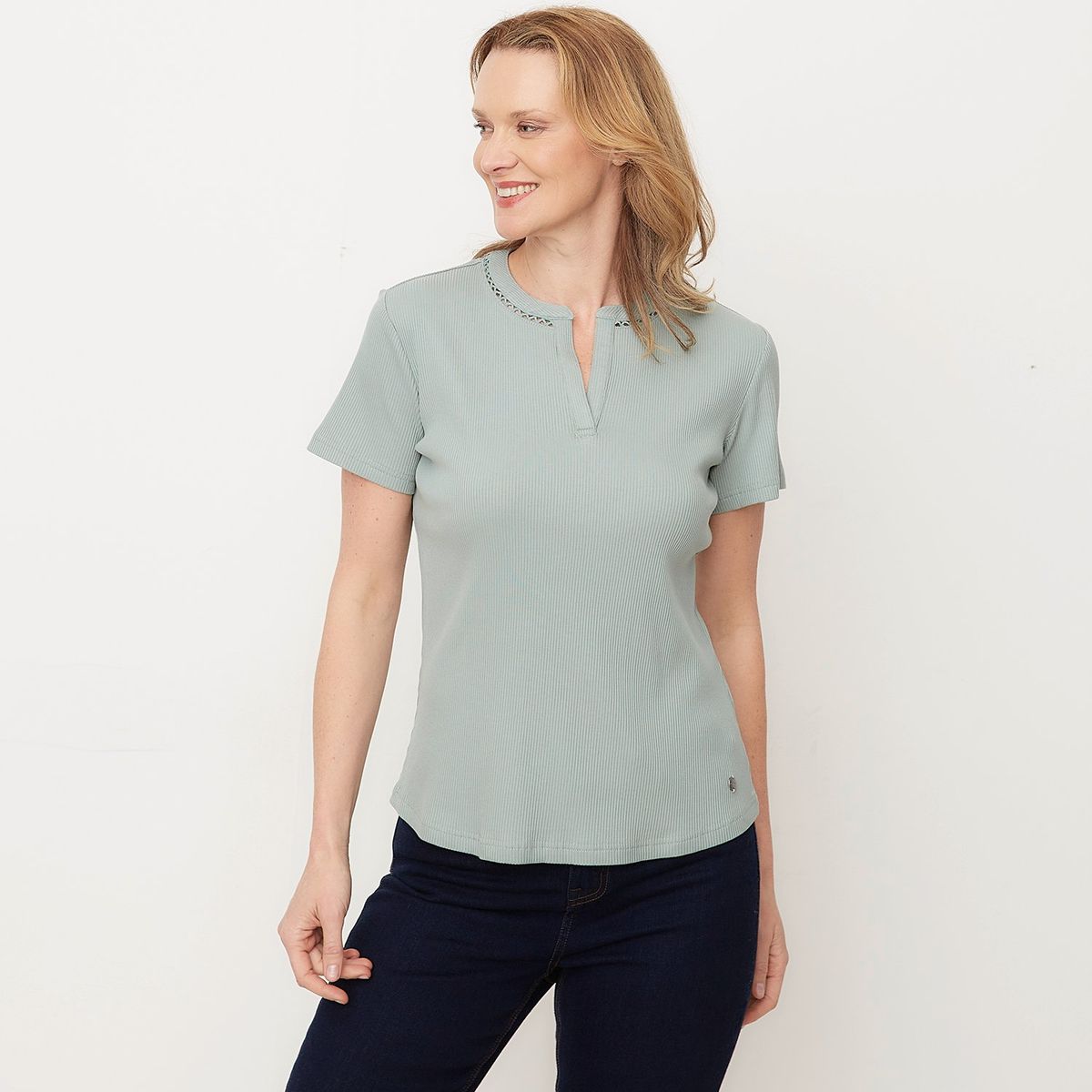 NEWPORT - Polo Manga Corta Casual Mujer Newport