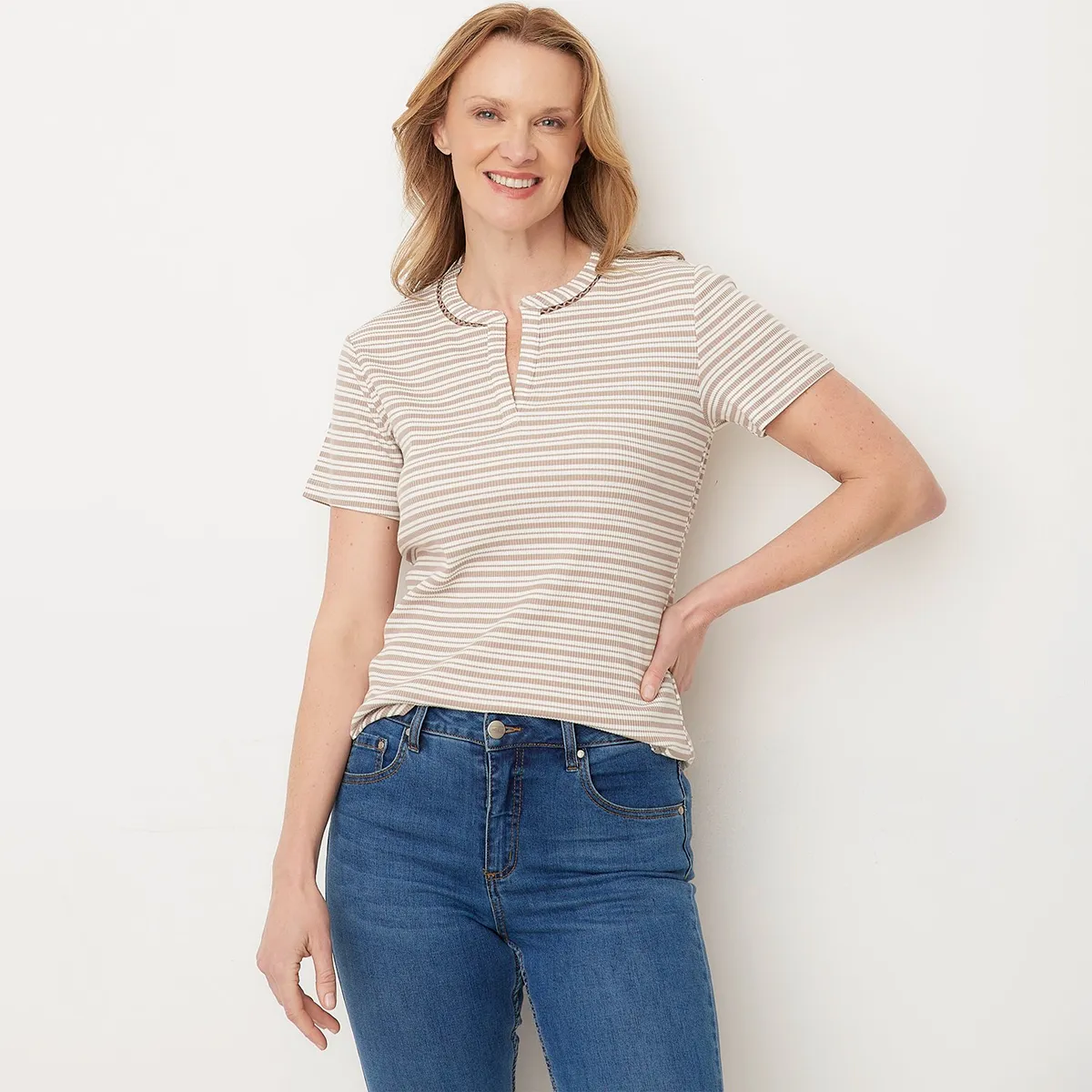 NEWPORT - Polo Manga Corta Casual Mujer Newport