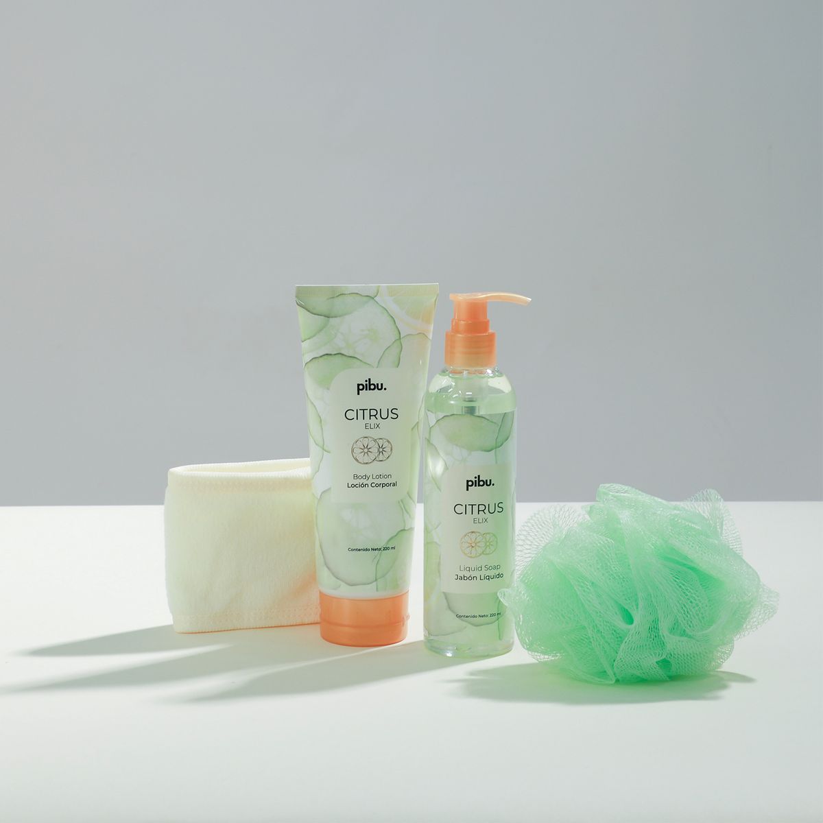 PIBU - Pack Loción + Jabón Liquido Corporal 220ml Citrus