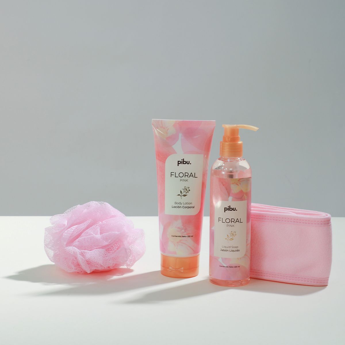 PIBU - Pack Loción + Jabón Liquido Corporal 220ml Floral