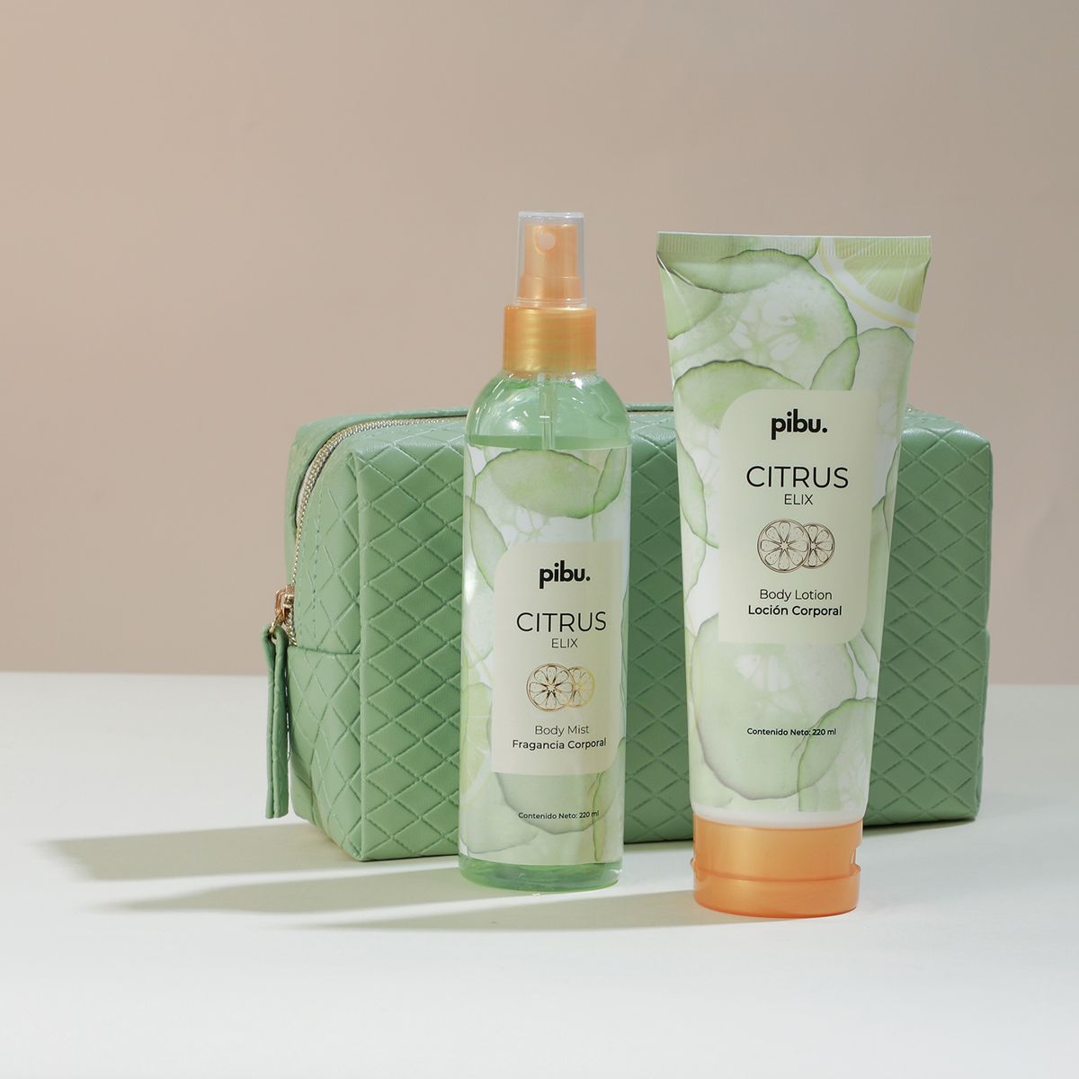 PIBU - Pack Fragancia + Loción Corporal 220ml Citrus