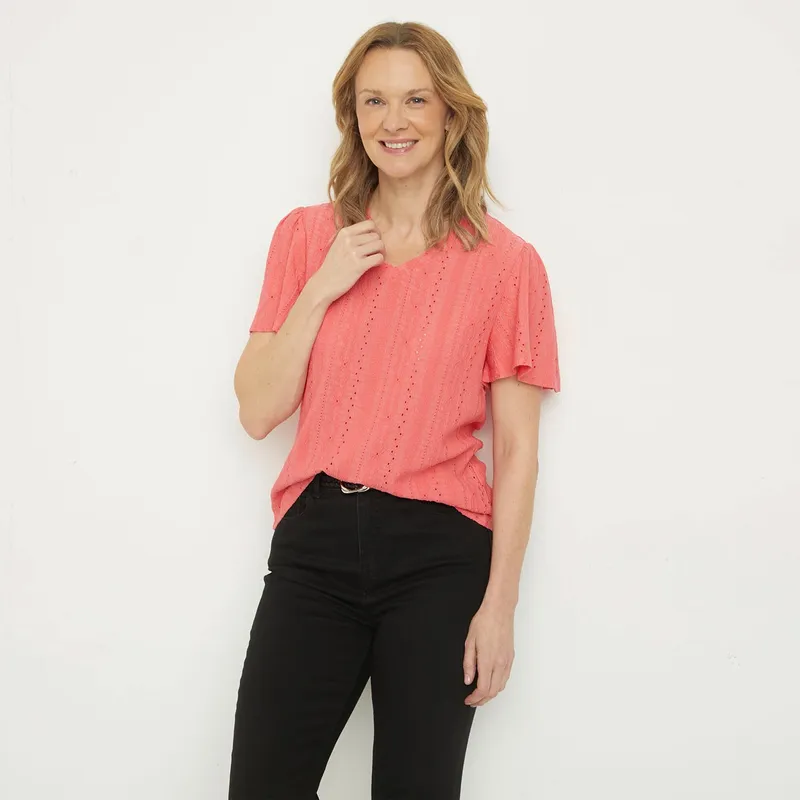 NEWPORT - Polo Manga Corta Casual Mujer Newport