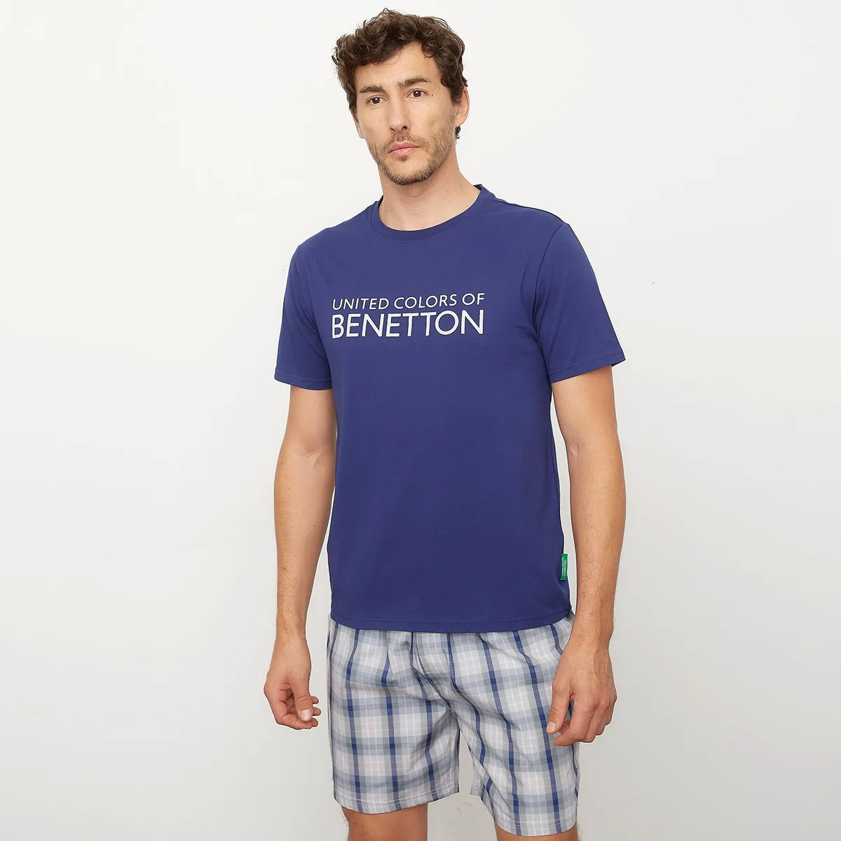 BENETTON - Short Pijama 100% Algodón Hombre Benetton