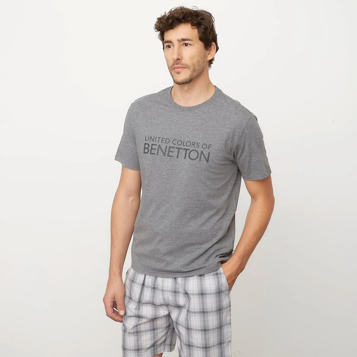 BENETTON - Short Pijama 100% Algodón Hombre Benetton