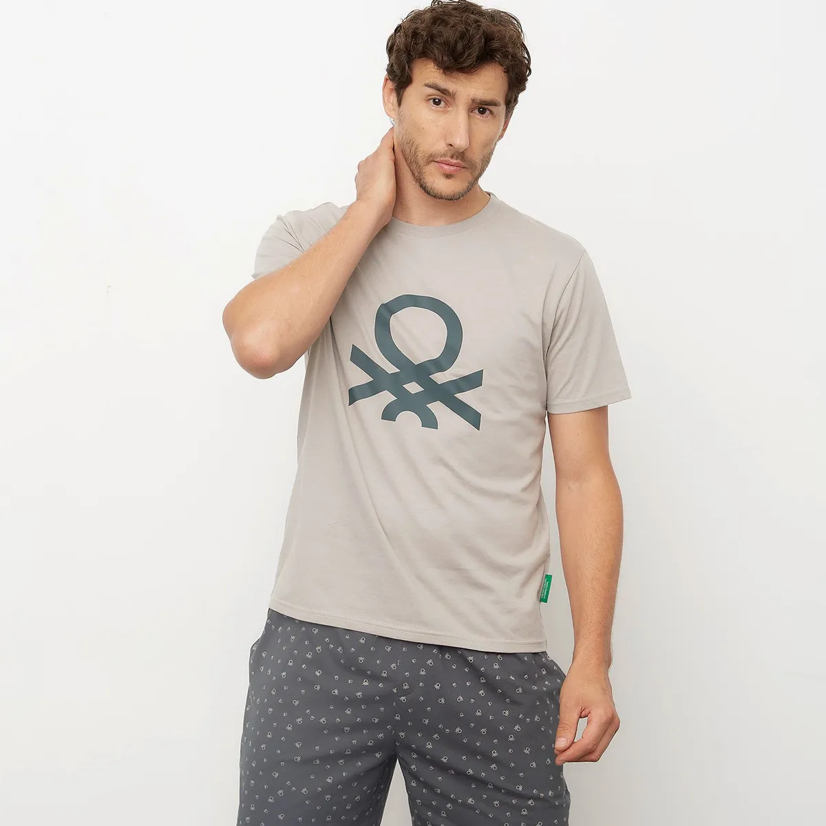 BENETTON - Pijama Corta Hombre Benetton