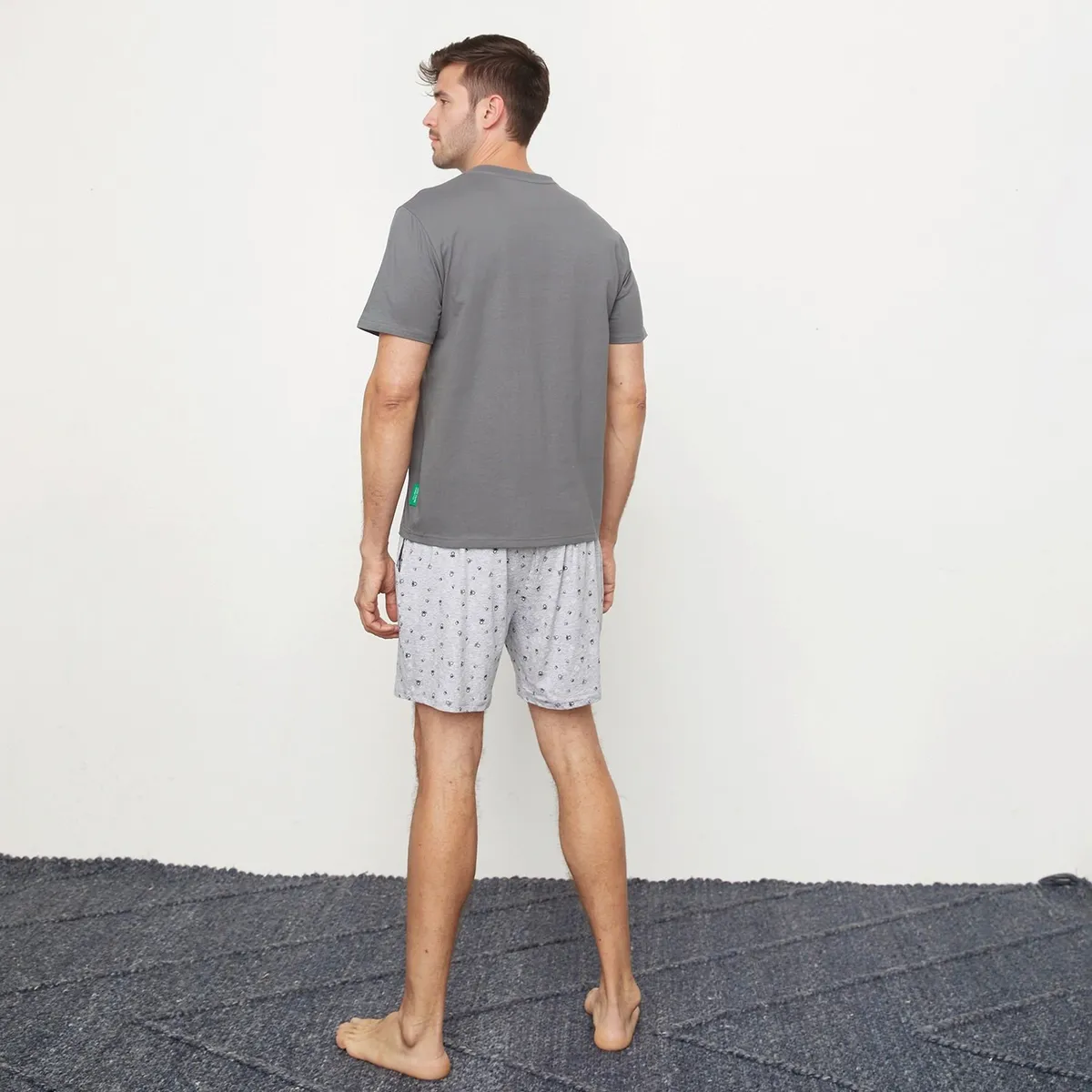 BENETTON - Pijama Corta Hombre Benetton