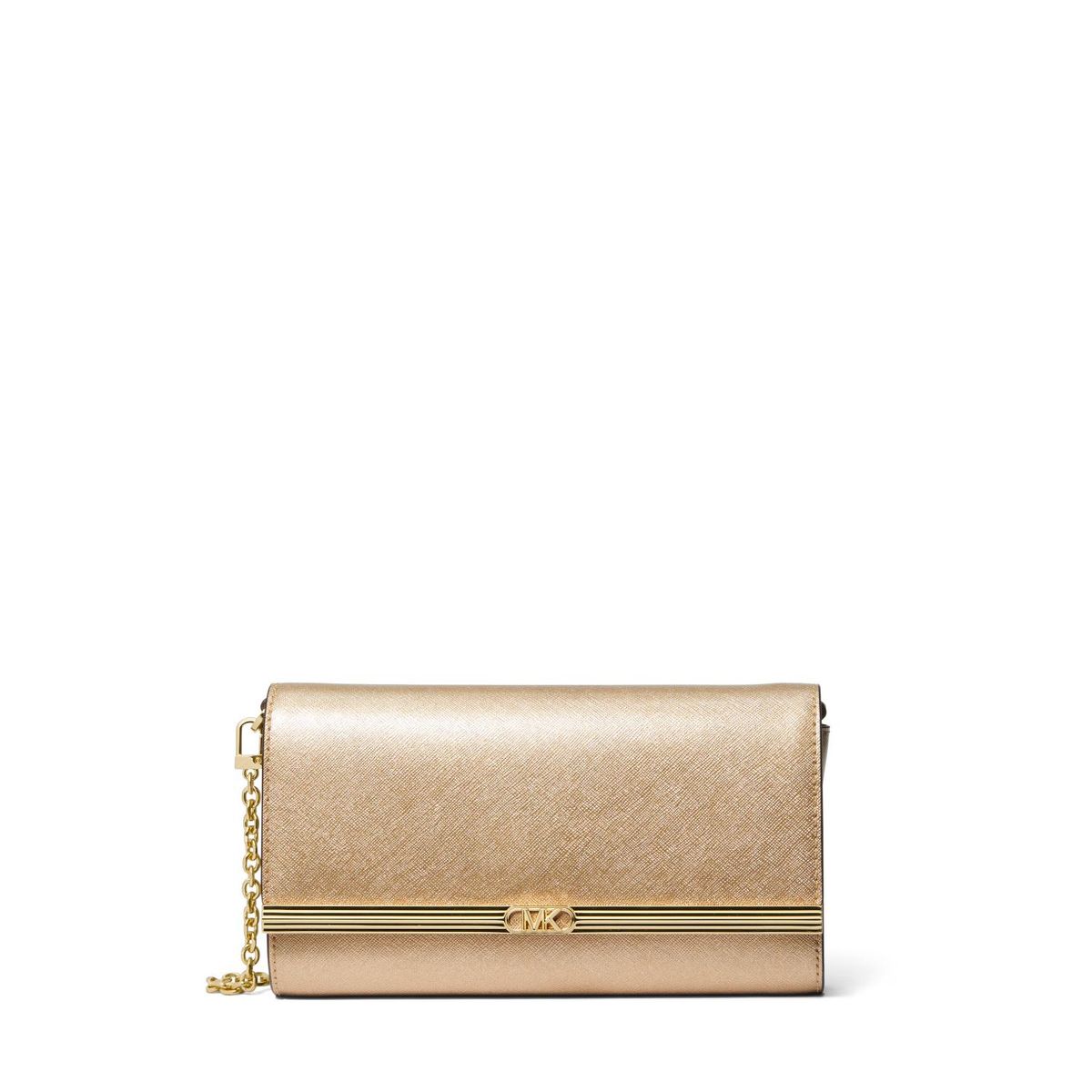 MICHAEL KORS - Crossbody Lg Ew Clutch Dorado Michael Kors