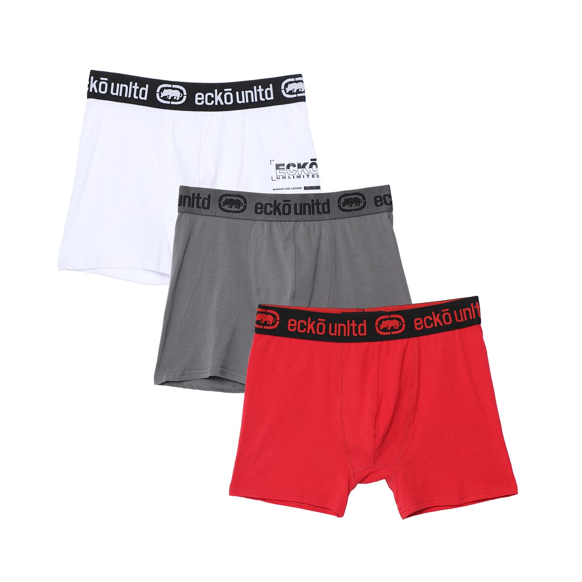 ECKO - Boxer Niño Algodón Pack X3 Ecko