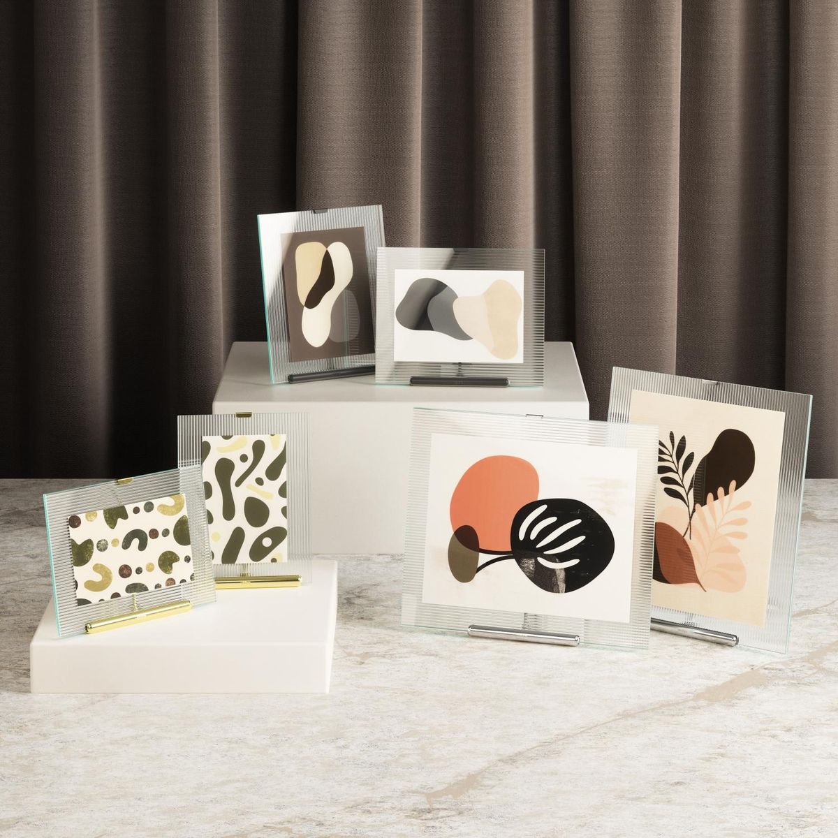 UMBRA - Marco De Fotos Plateado De Vidrio 13x18cm