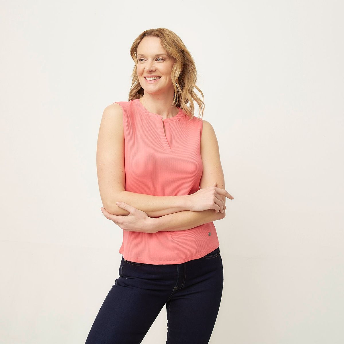 NEWPORT - Polo Sin Mangas Casual Mujer Newport