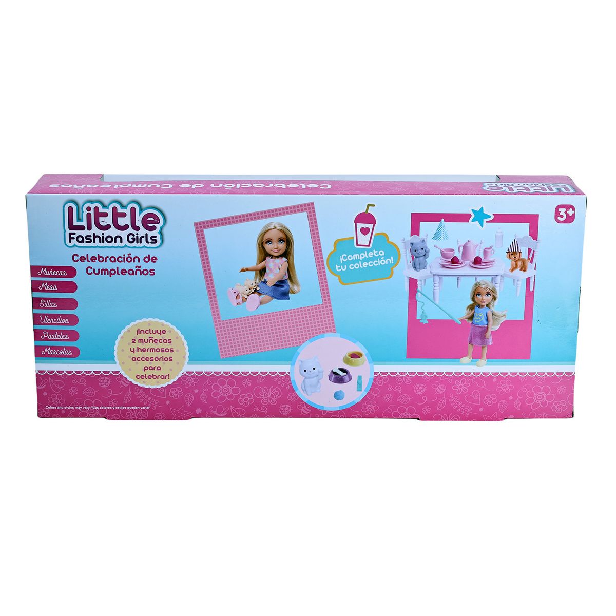 KIDS N PLAY - Playset Mini Muñeca Fiesta De Mascotas