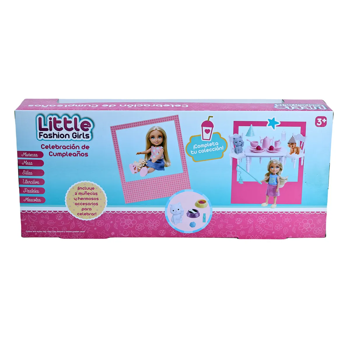 KIDS N PLAY - Playset Mini Muñeca Fiesta De Mascotas