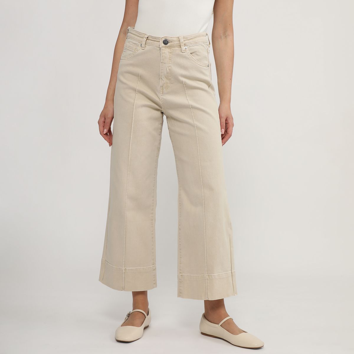 BASEMENT - Jean Wideleg Mujer Basement