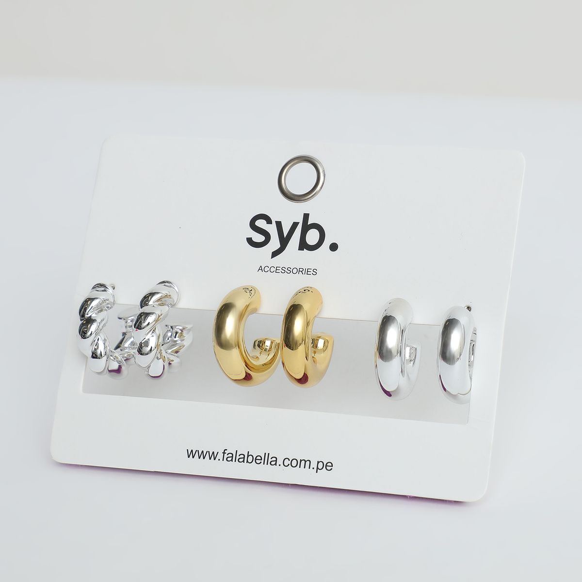 SYBILLA - Aretres Pack X3 Mujer Sybilla