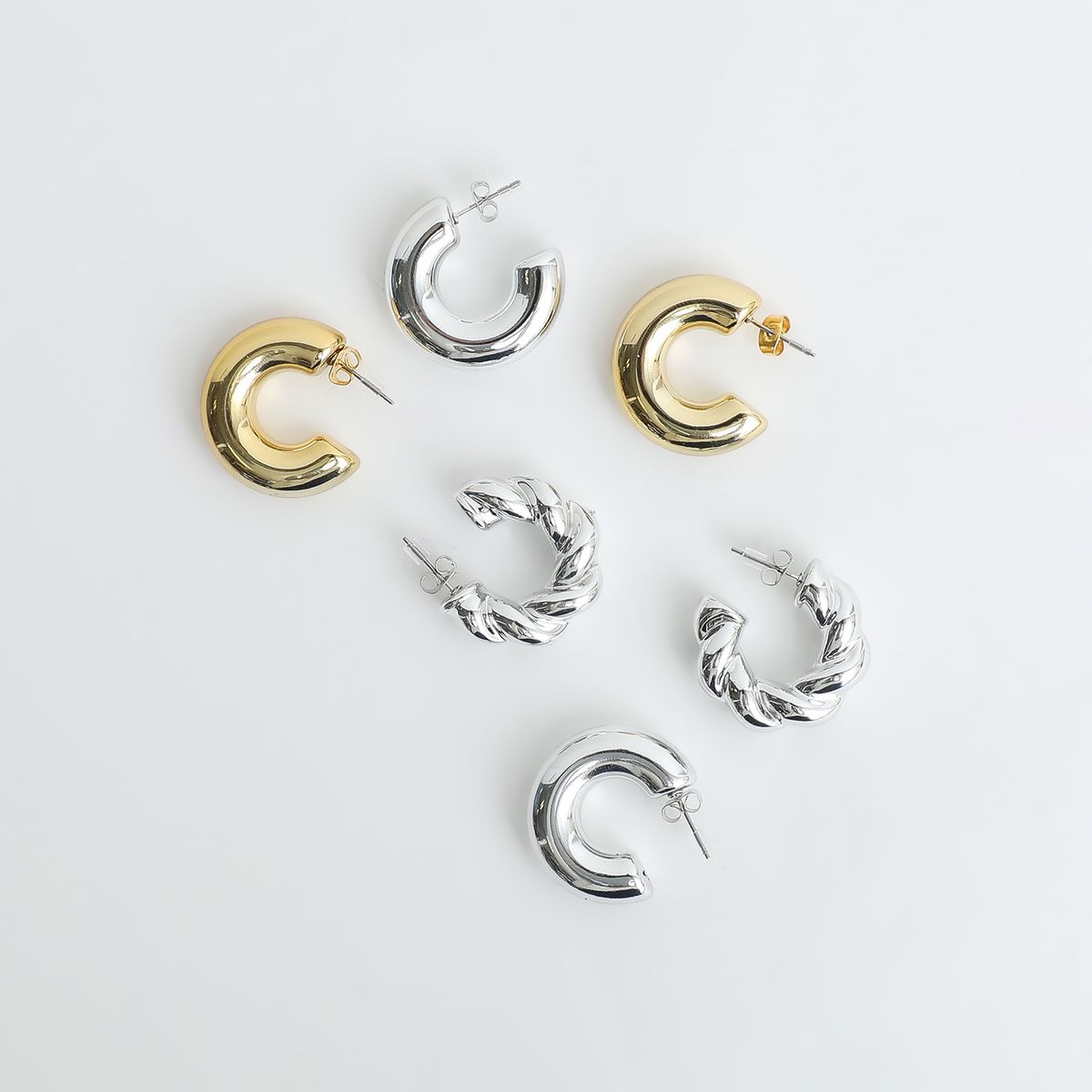 SYBILLA - Aretres Pack X3 Mujer Sybilla