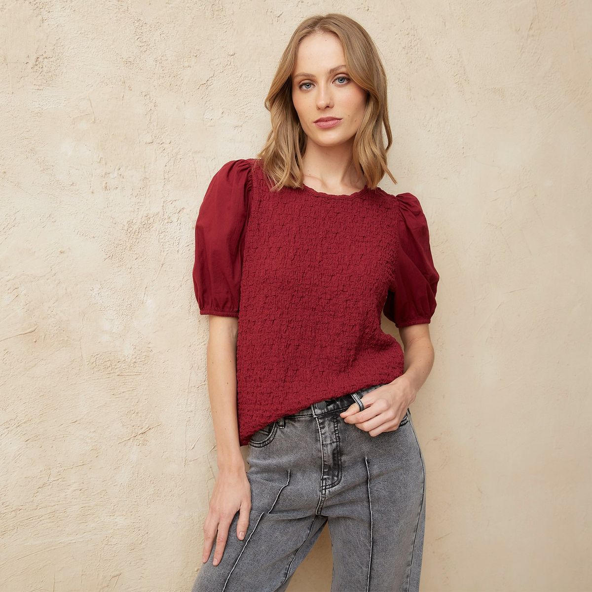 BASEMENT - Polo Manga Corta Algodón Mujer Basement