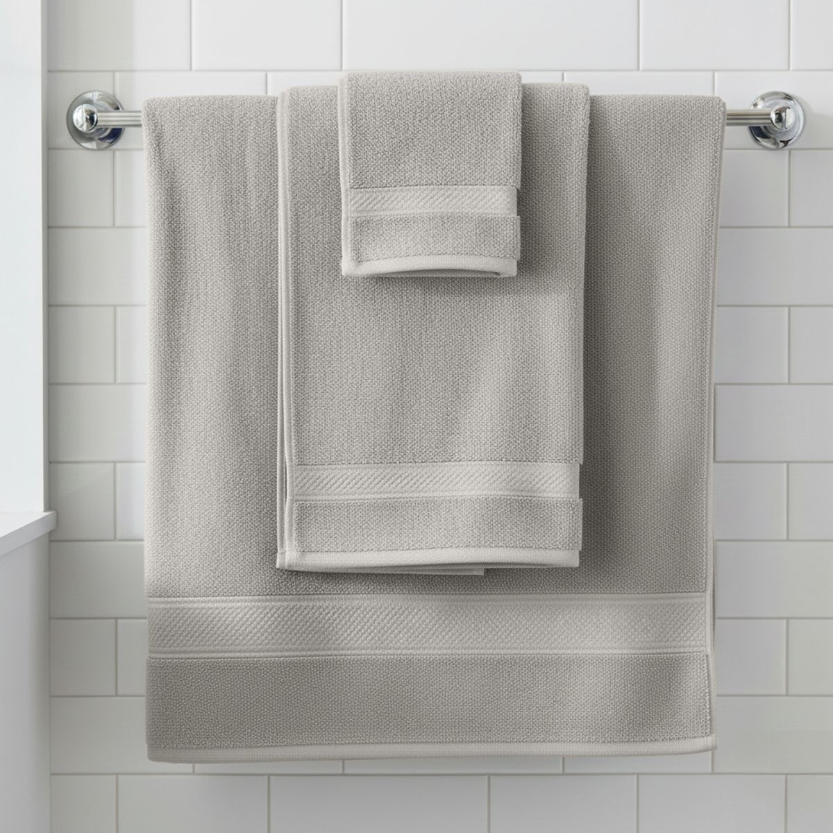 BASEMENT HOME - Set x6 Toallas Cara/Mano/Baño 500gr