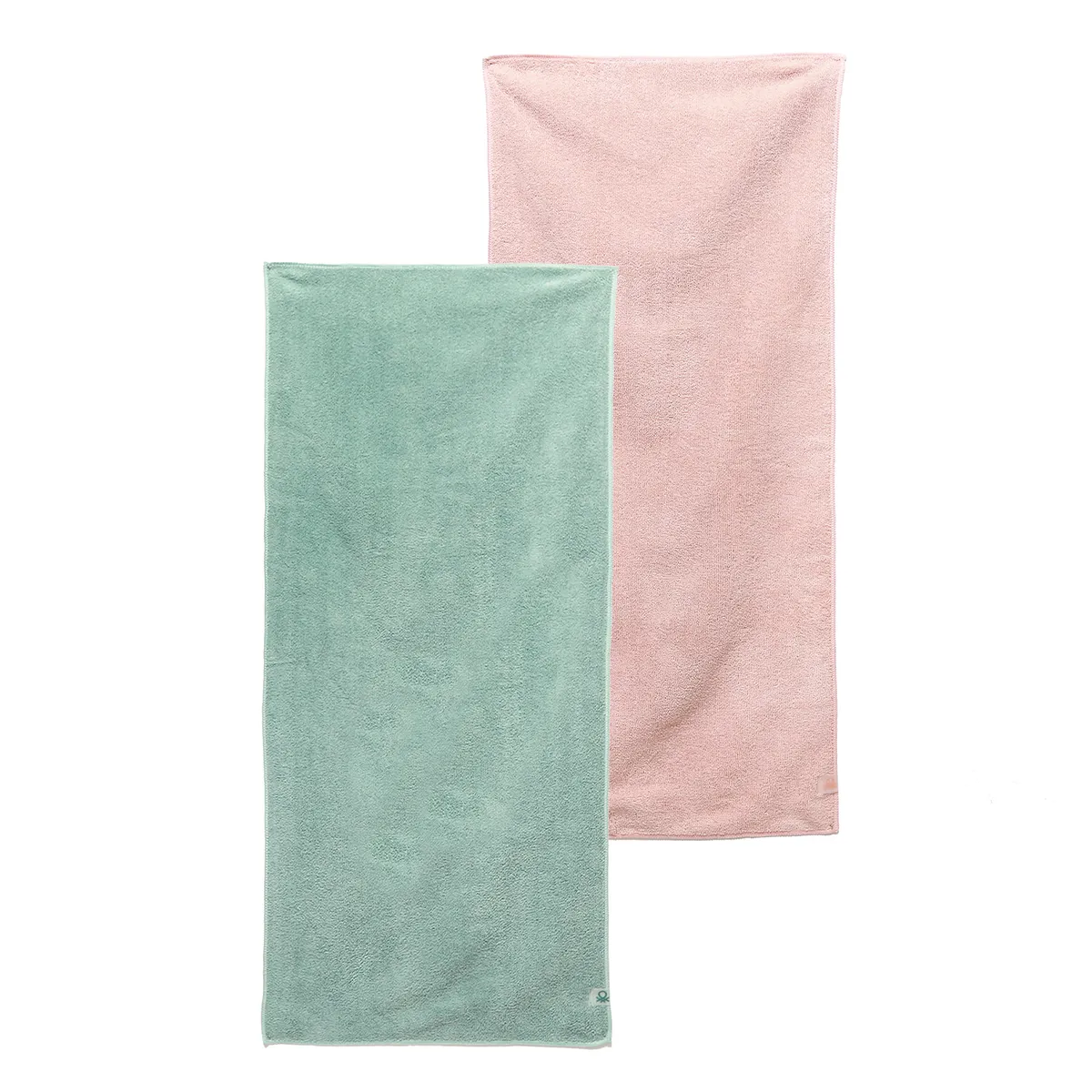 BENETTON - Set x2 Toallas Microfibra Deportivas