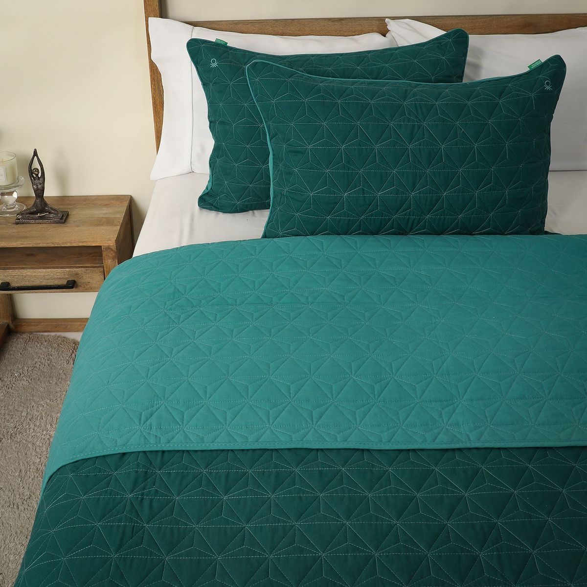 BENETTON - Cubrecama Estampado Freddo Benetton