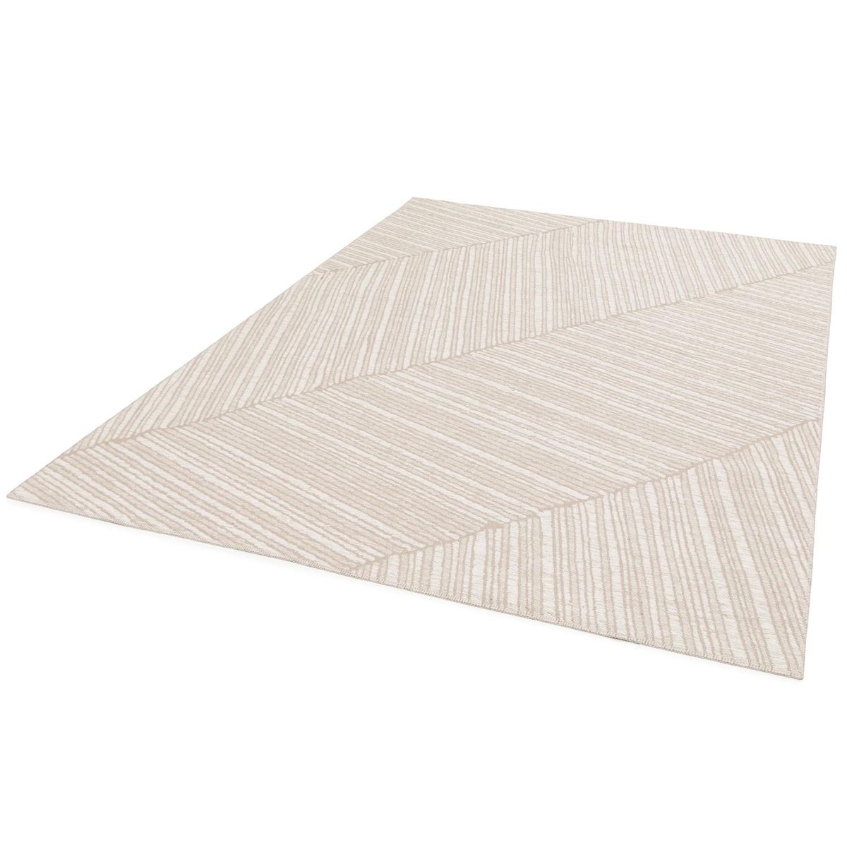 MICA - Alfombra Tulis Beige Con Diseño