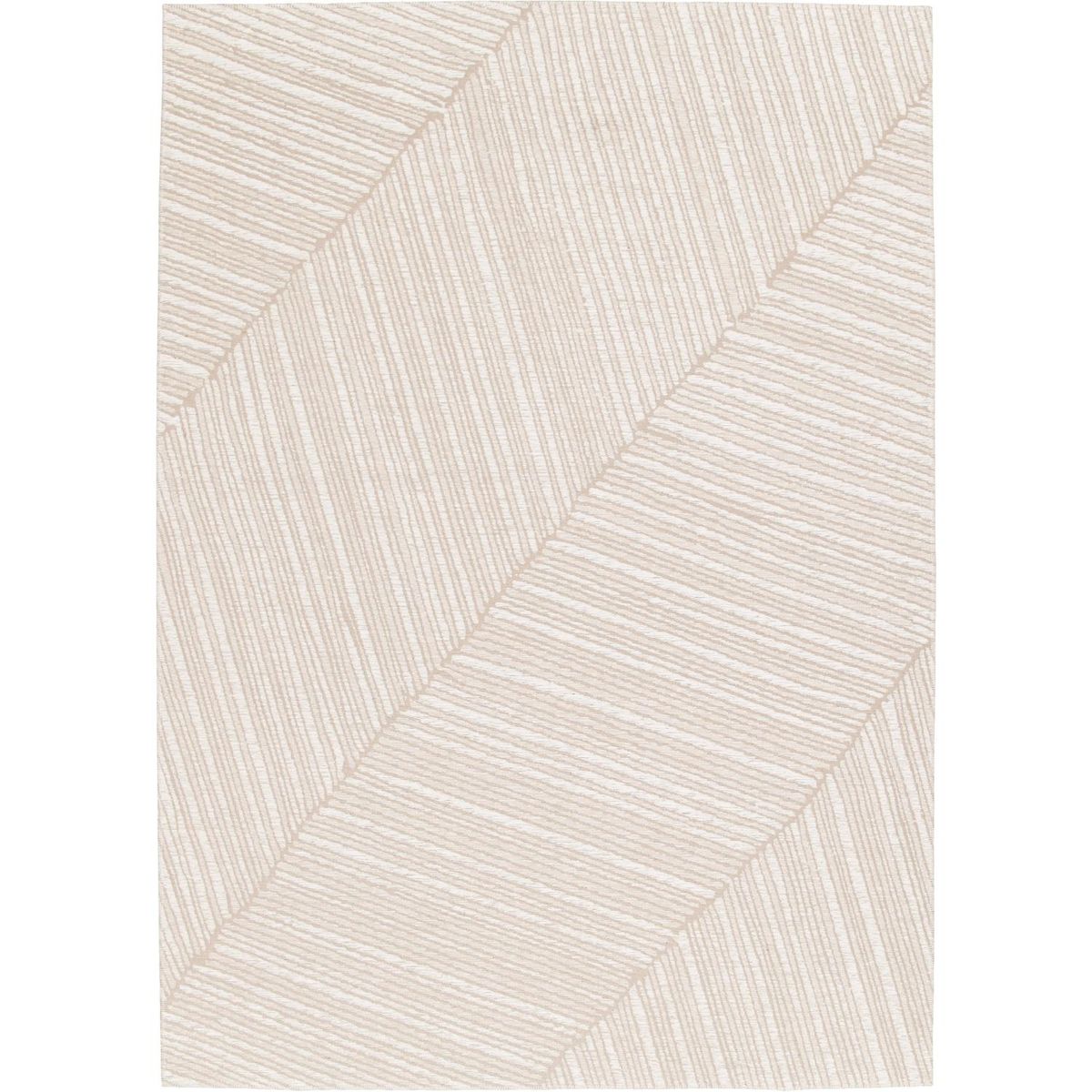 MICA - Alfombra Tulis Beige Con Diseño