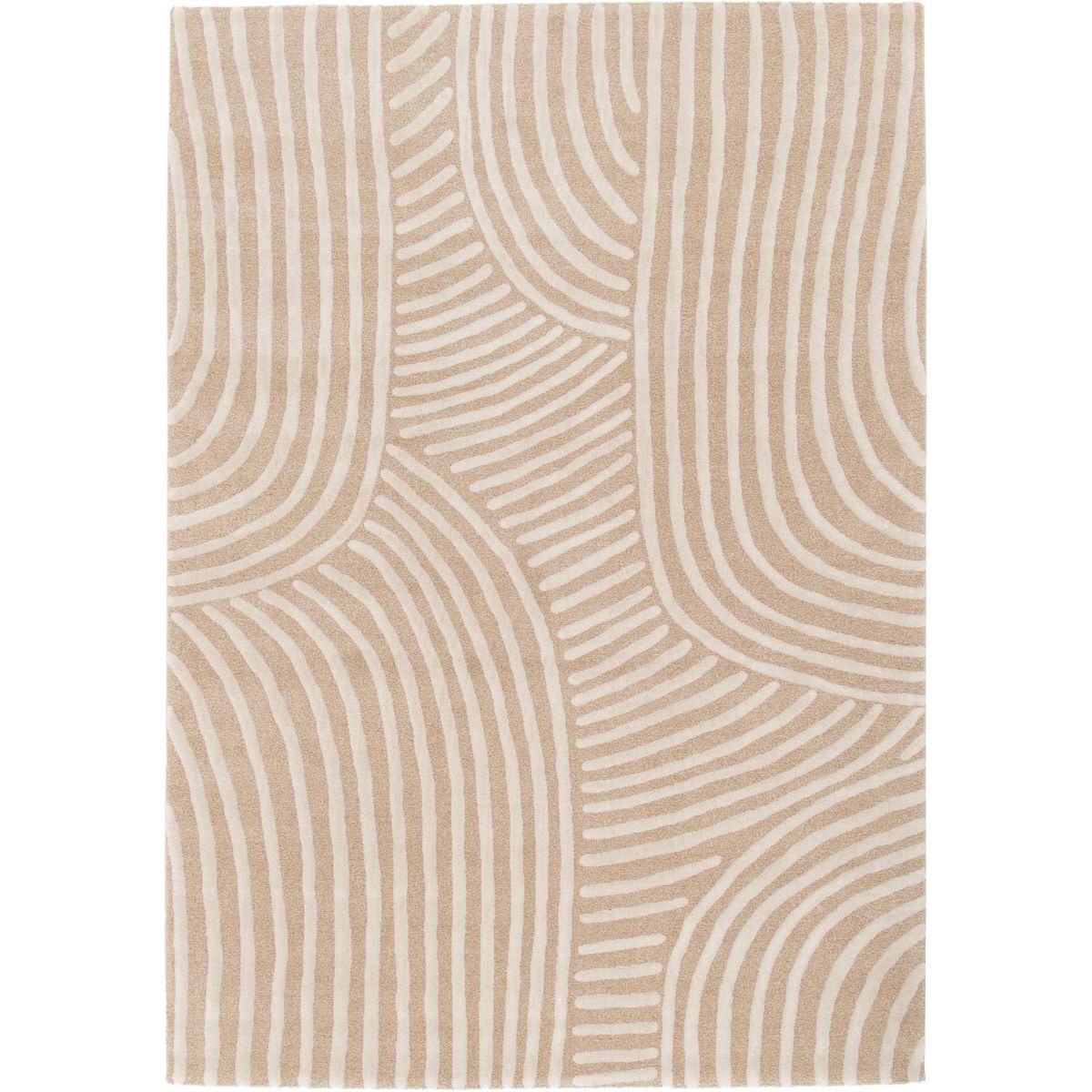 MICA - Alfombra Tesoro Beige Con Diseño