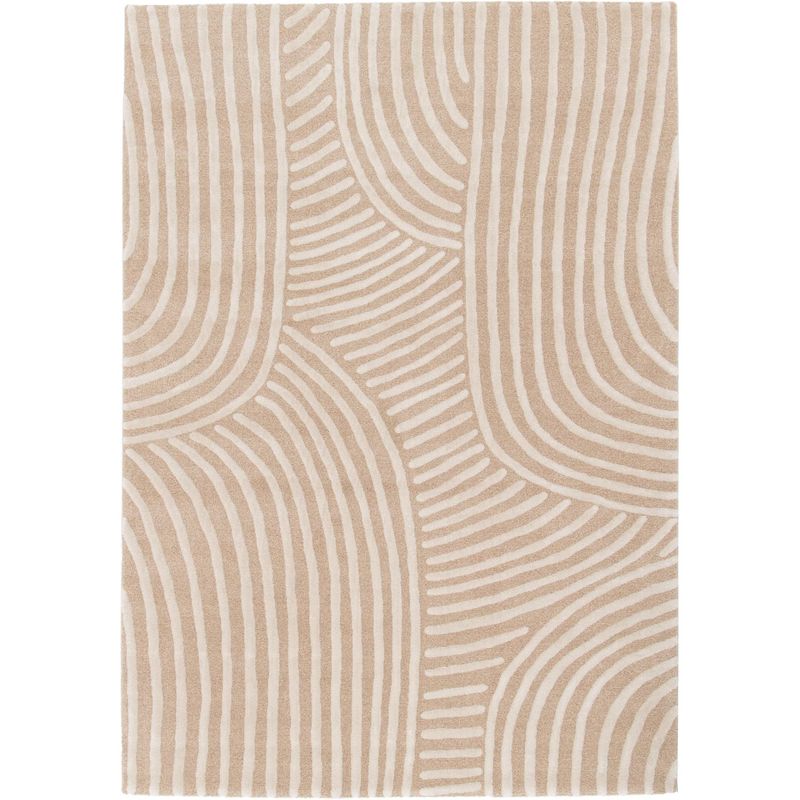 MICA - Alfombra Tesoro Beige Con Diseño